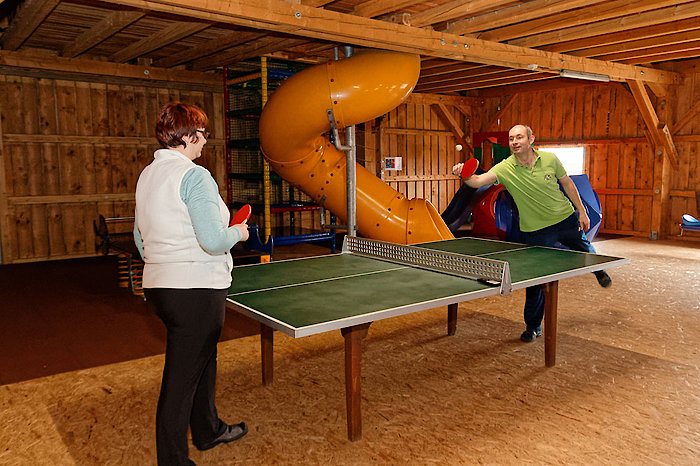 Tischennis spielen Erlebnishof im Bayerischen Wald